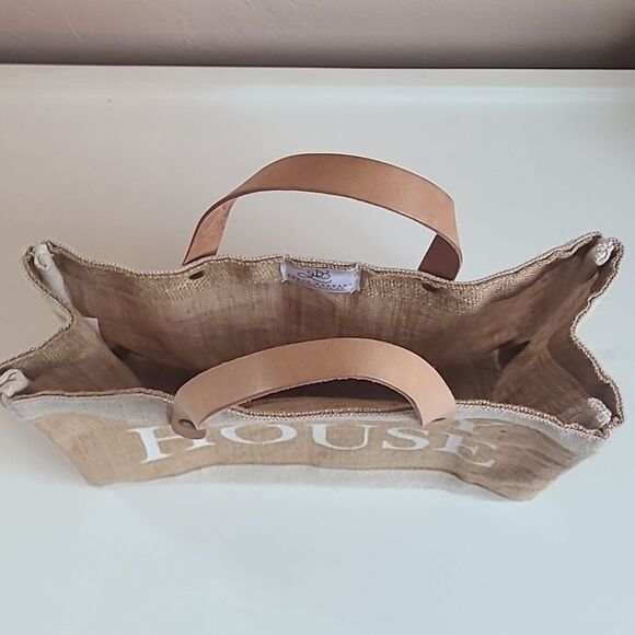 Santa Barbara Design Studio Happy House Tote - Tan and Cream - Picture 7 of 10